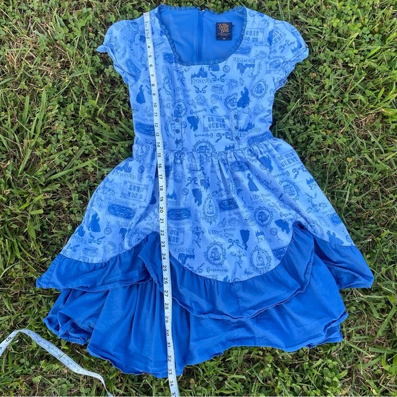 Disney Beauty & Beast Ruffle Dress Small Limited edition Hot Topic - Picture 7 of 13
